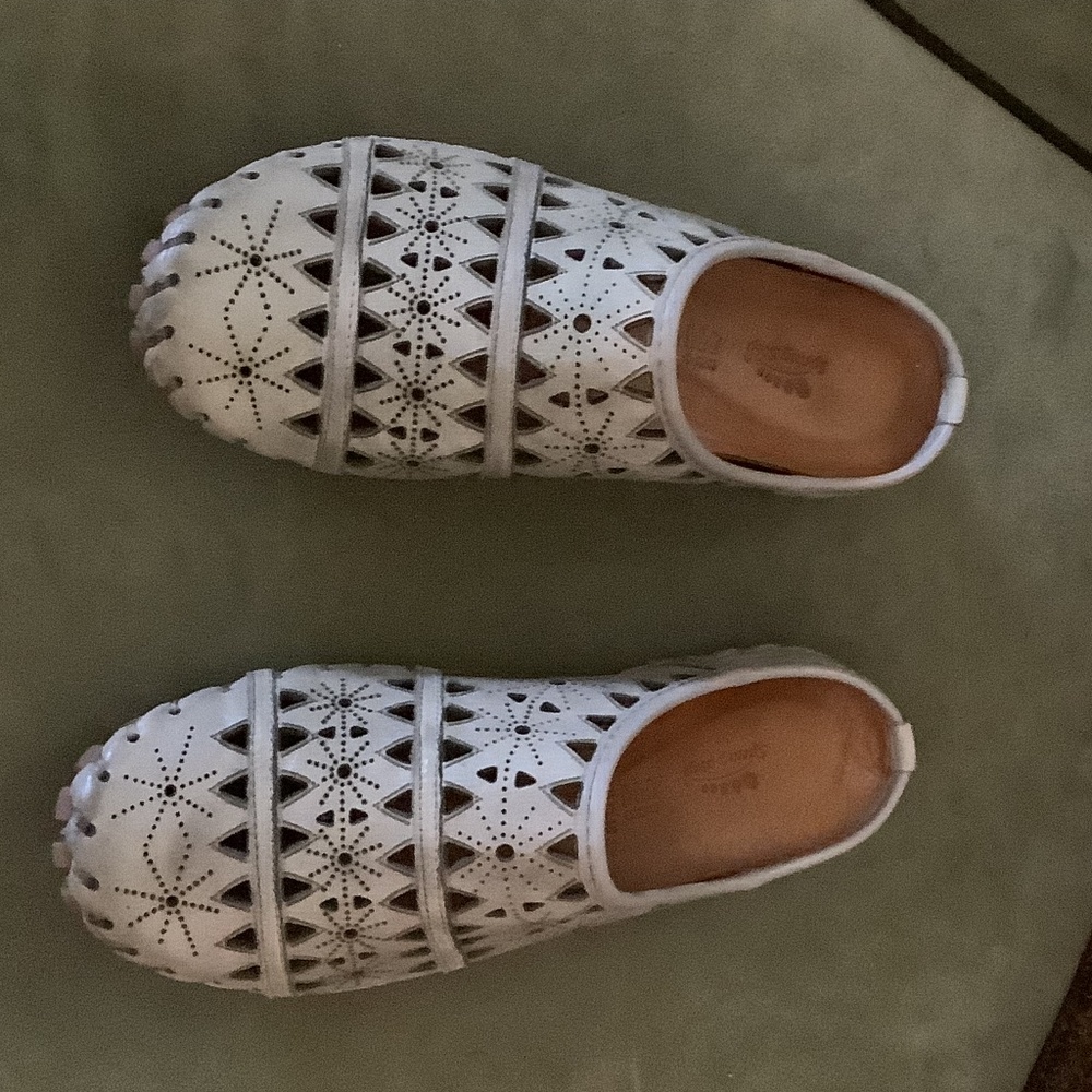 Spring Step Gray Fusaro Flat - Size 7.5